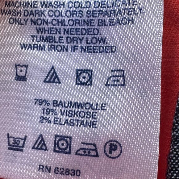 Lands' End Pink Salmon Chino Shorts Fit Style Two Women's Size 4 - Picture 4 of 4